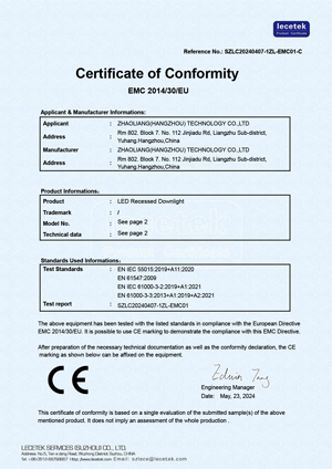 CE-EMC-LED-Downlight